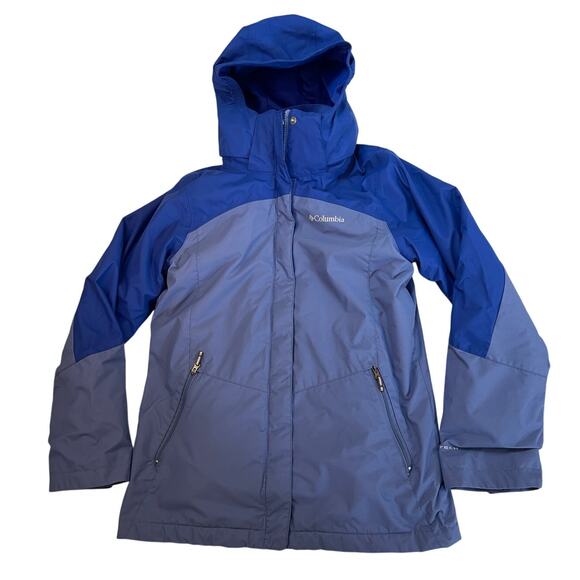 Columbia 3 in 1 Interchangeable Jacket Fleece Hooded Coat Size Girls Large 14/16 - Picture 1 of 12